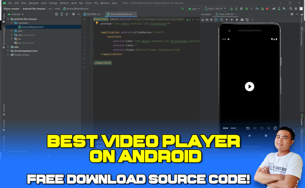 Video Player On Android with Source Code