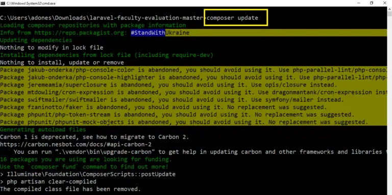 Teacher Evaluation System Project in Laravel with Source Cod