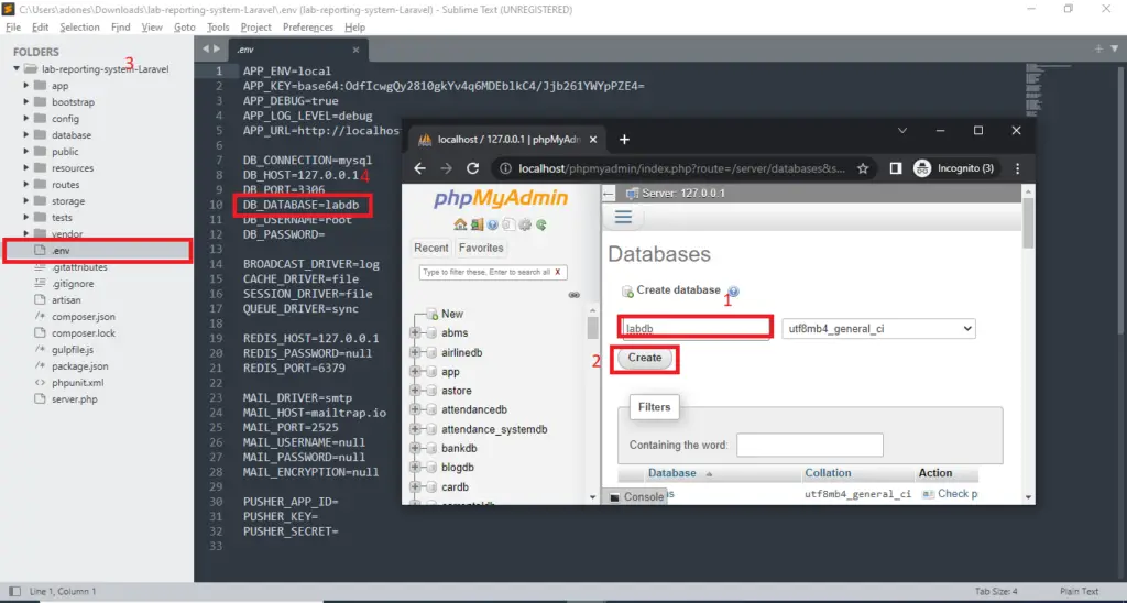 Online Lab Reporting System Project in Laravel with Source Code