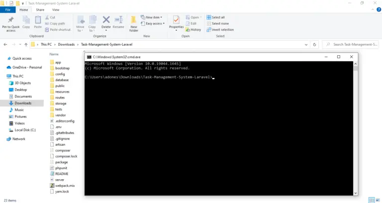 Task Management System Project in Laravel with Source Code