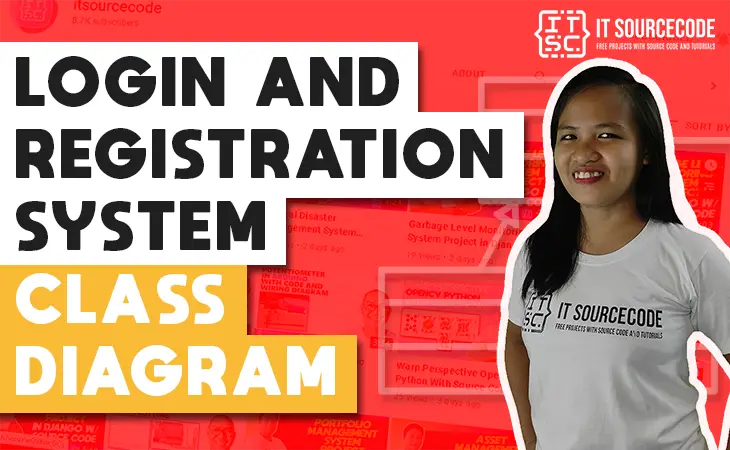 Class Diagram of Login and Registration