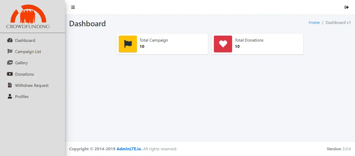 Crowd Funding Platform Template Source code (2026)