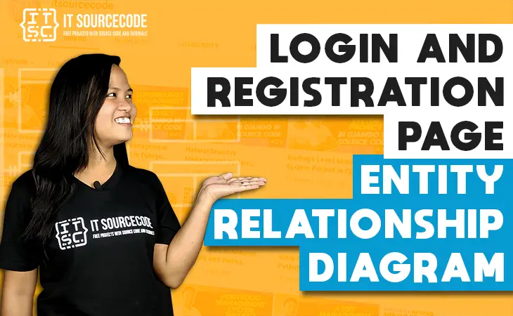 ER Diagram of Login and Registration Page