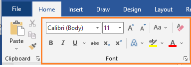 How To Use Home Tab Options In MS Word