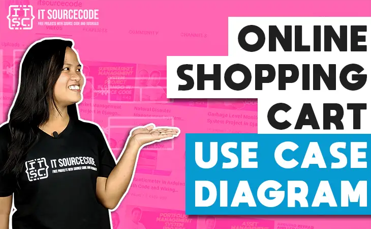 Use Case Diagram for Online Shopping Cart