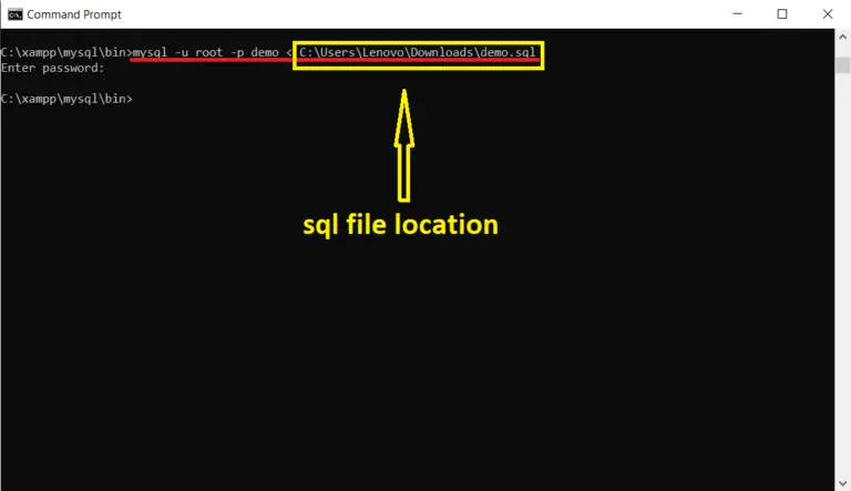 How To Import Database To MySQL using phpMyAdmin