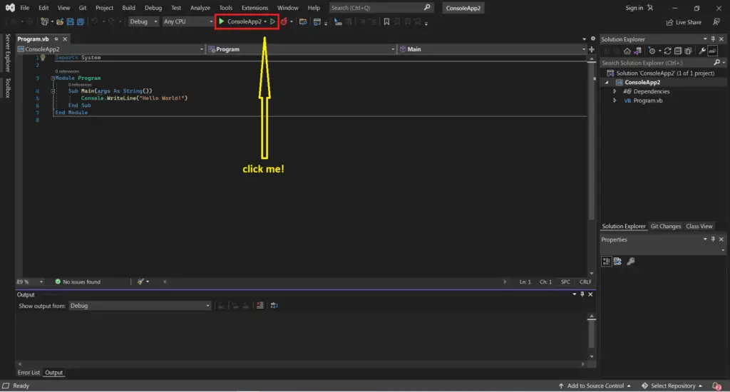 VB.net Program Structure Example - VB.net Tutorial