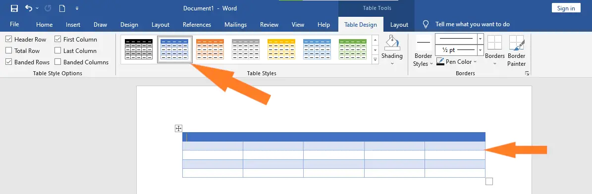 How To Create Table In MS Word Step By Step