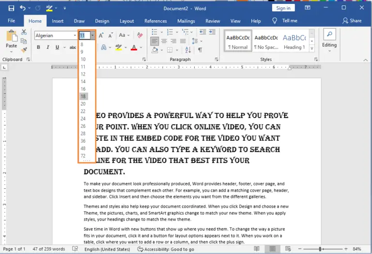 How to Change Font Style in Microsoft Word