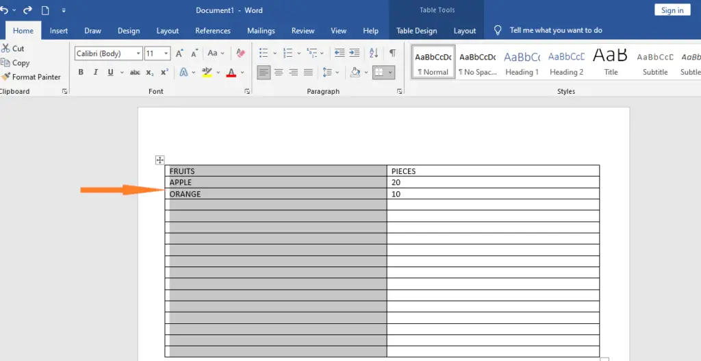 How To Add Rows And Columns In MS Word