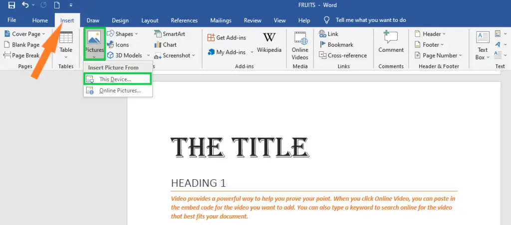 How To Use Graphics In Word