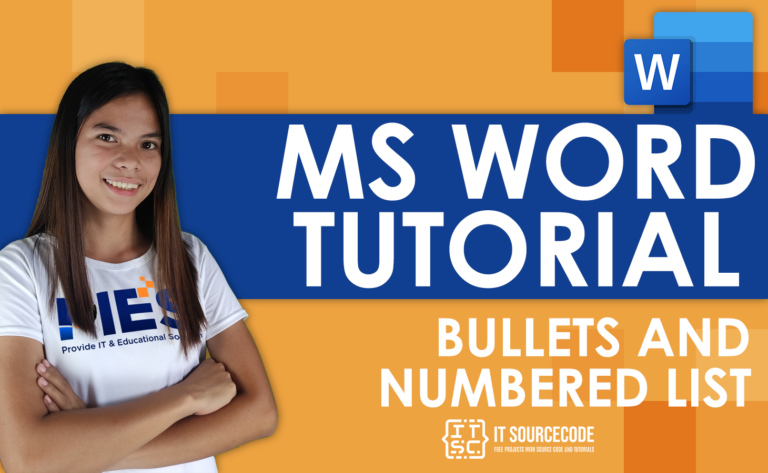 How To Apply Bullets And Numbering In Ms Word 8871