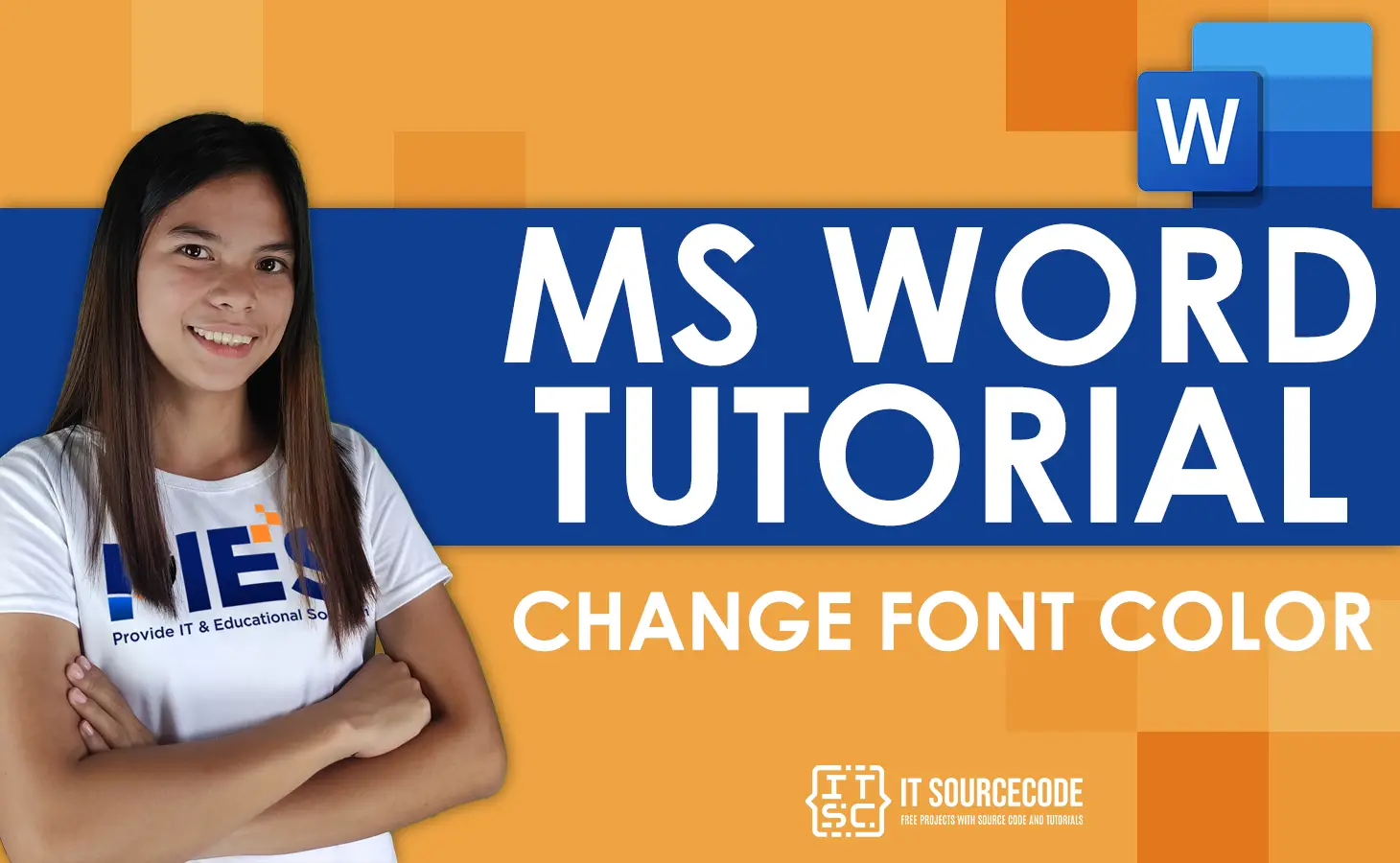 MS Word Tutorial Change Font Color