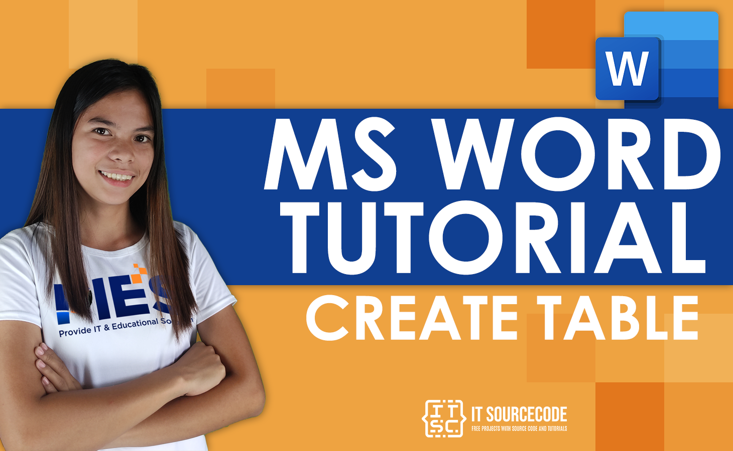 MS Word Tutorial Create table