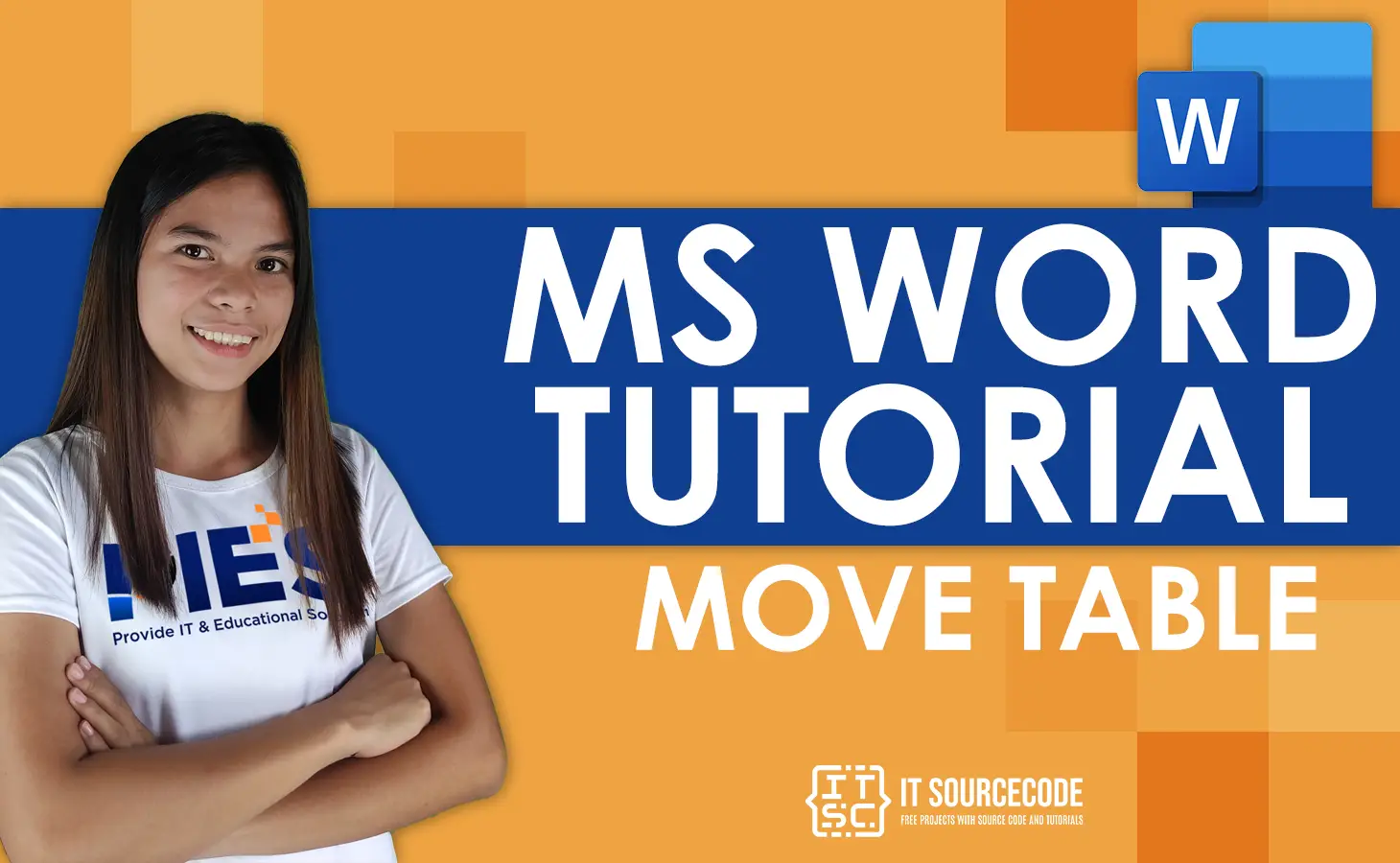 MS Word Tutorial Move Table