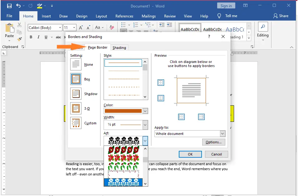 How To Apply Border And Shading In MS Word