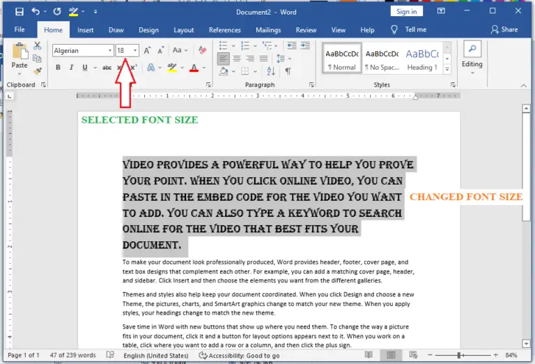 How to Change Font Style in Microsoft Word