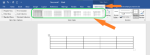 How To Create Table In MS Word Step By Step