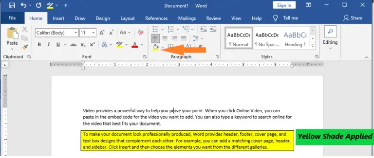 How To Apply Border And Shading In MS Word