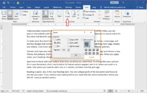 How To Zoom In and Zoom Out In MS Word