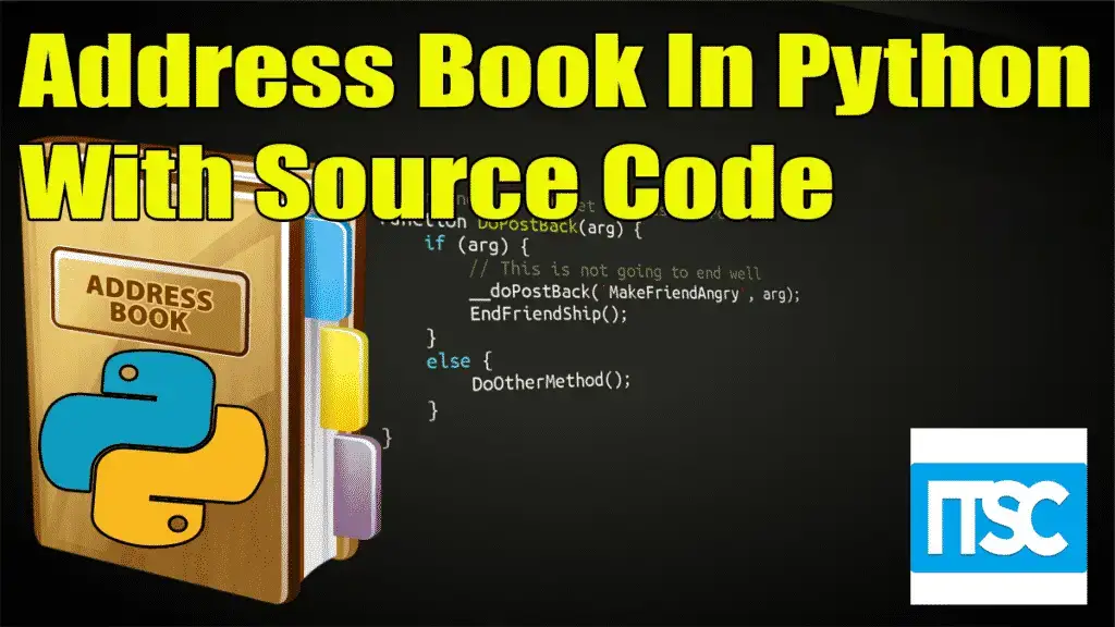 Address Book Project In Python