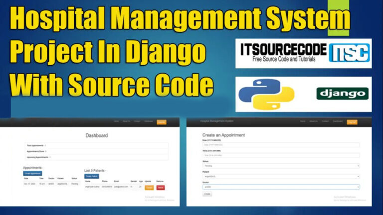 Django Hospital Management System with Source Code