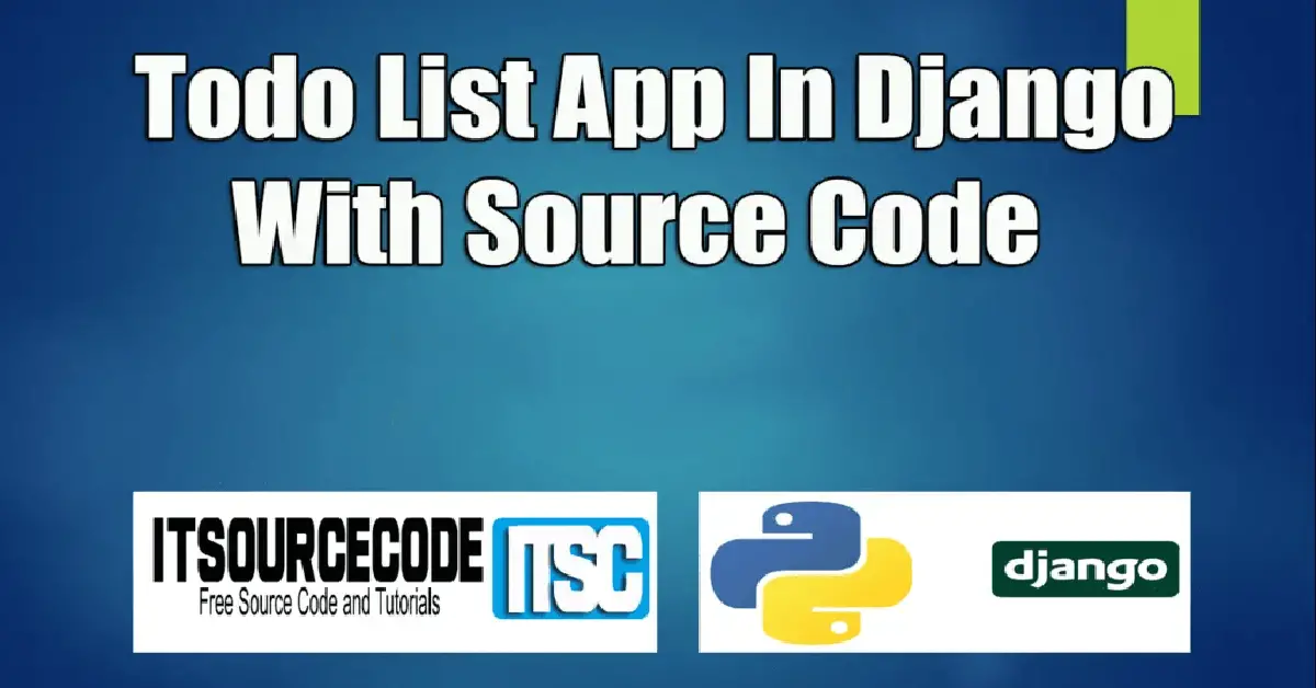 Django Todo List App With Source Code