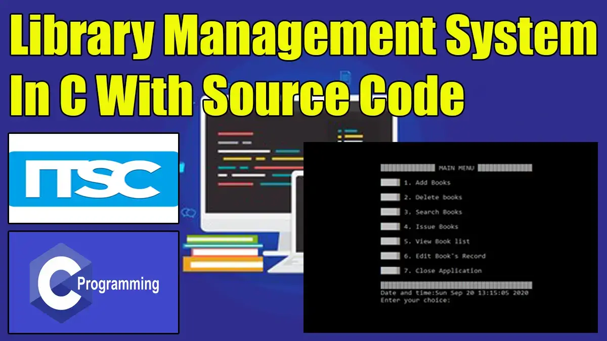Library Management System Project In C With Source Code