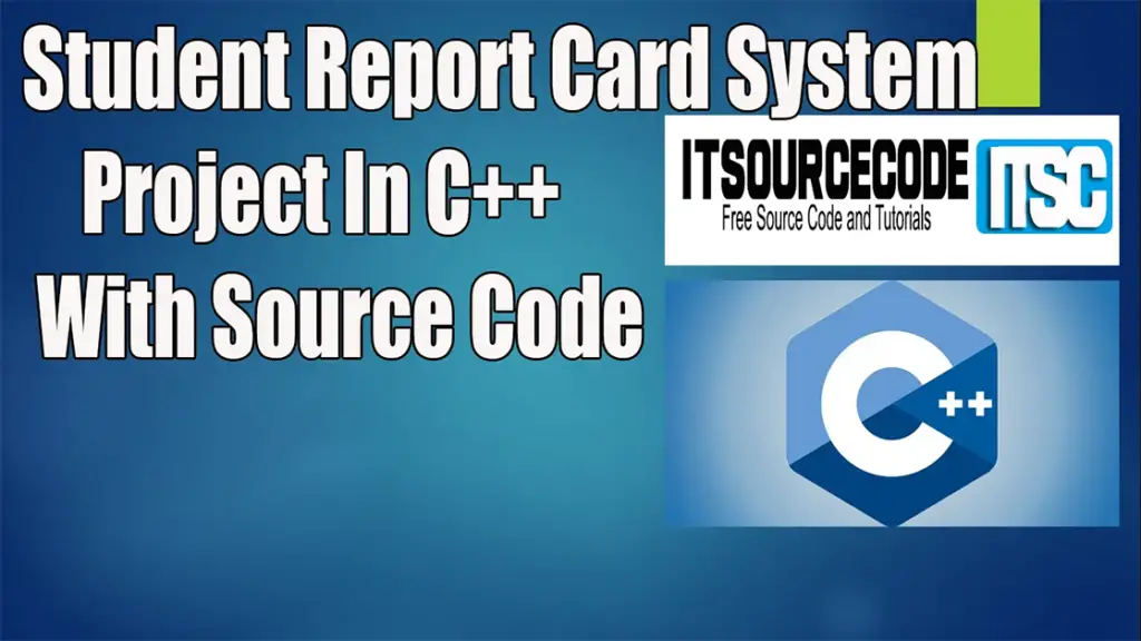 Student Report Card Project in C++ with Source Code