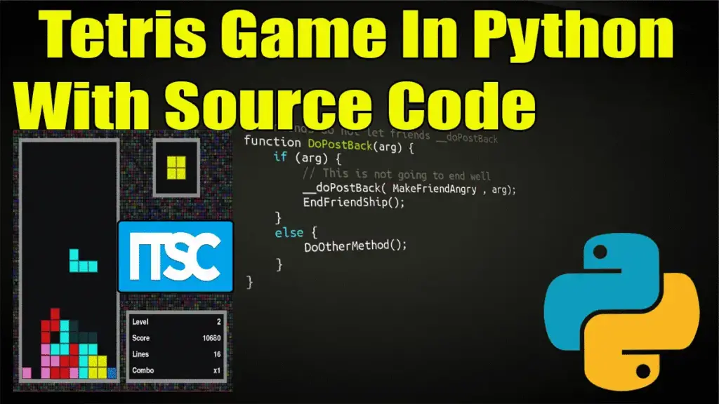 Tetris In Python with Source Code