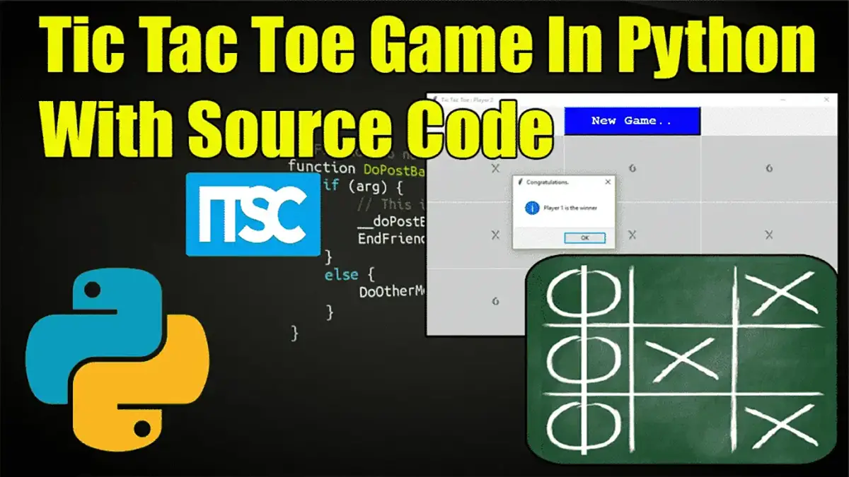 Multiplayer TICTACTOE In Python With Source Code - Source Code & Projects