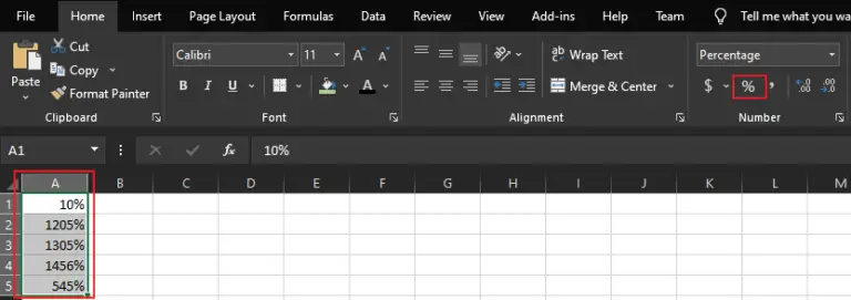 How to format cells in excel with examples