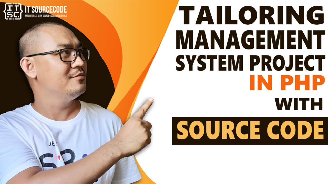 Tailoring Management System Project in PHP with Source Code