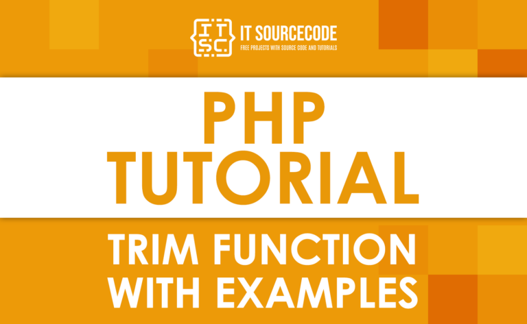 PHP Trim Function with Examples