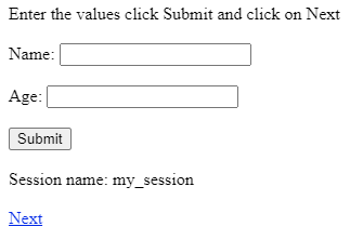 php session_name - session_page1