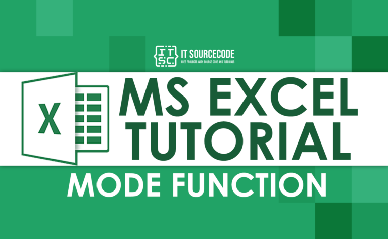 MODE EXCEL FUNCTION