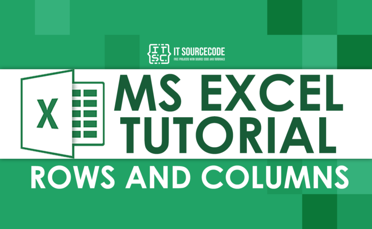 ROWS AND COLUMNS IN EXCEL