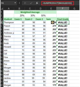 Excel SUMPRODUCT Formula, Examples & Ways To Use