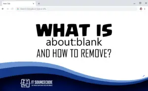 what is about blank and how to remove