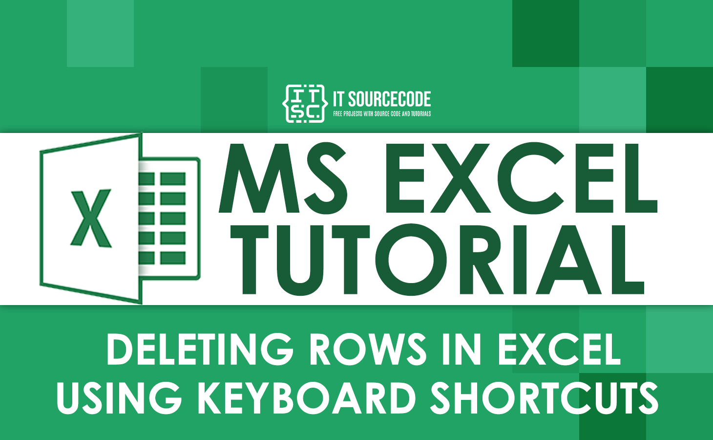 Deleting Rows In Excel Using Keyboard Shortcut