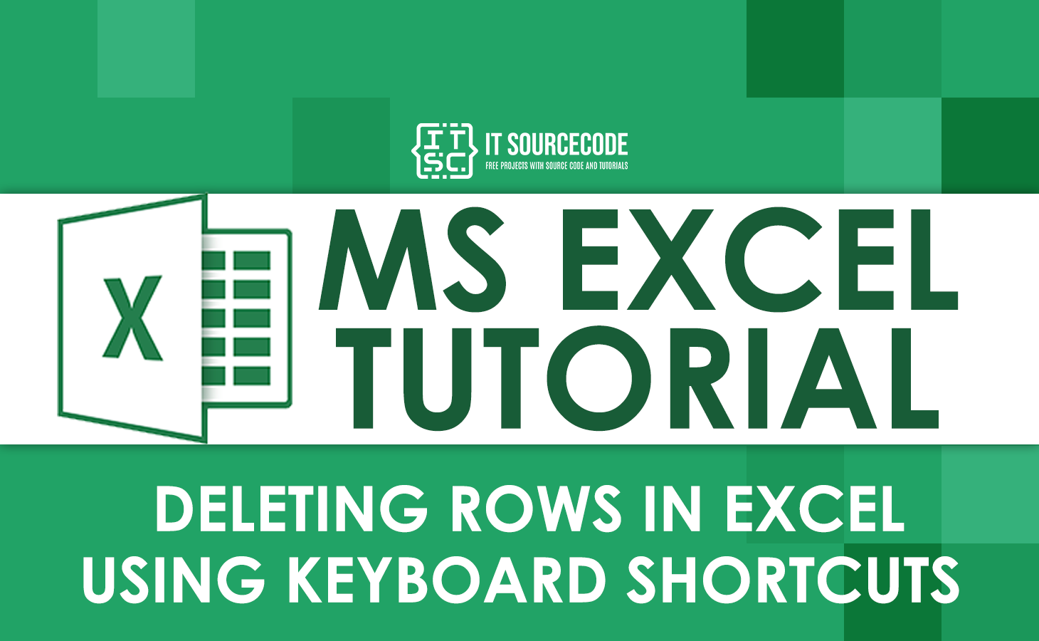 Deleting Rows In Excel Using Keyboard Shortcuts