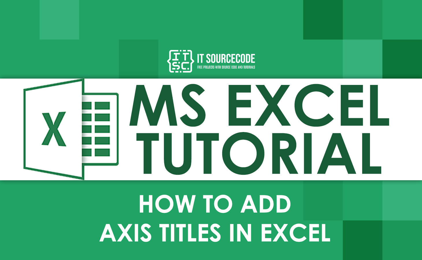 how to add axis titles in excel