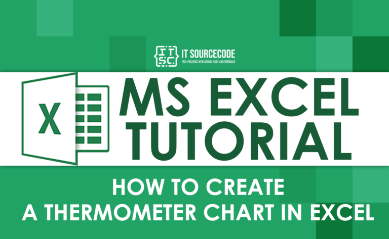 How To Create A Thermometer Chart In Excel