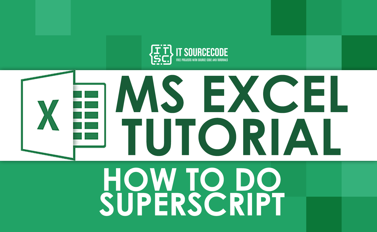 How to add superscript in excel