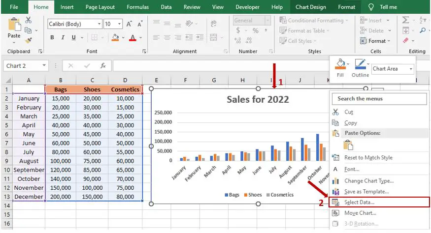 Data Series In Excel How To Add, Change, Remove In A Chart