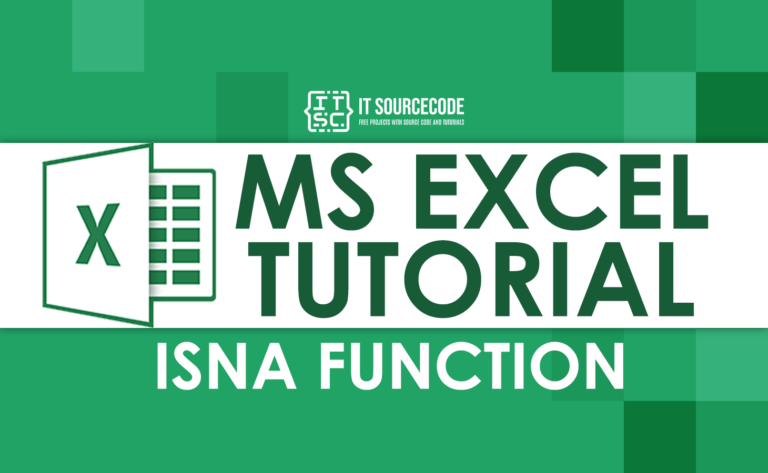 ISNA function in Excel