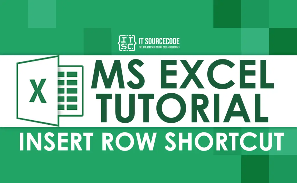 Insert Row Shortcut In Excel In Less Than A Minute