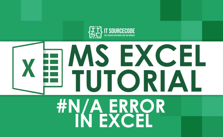 #N/A error in Excel