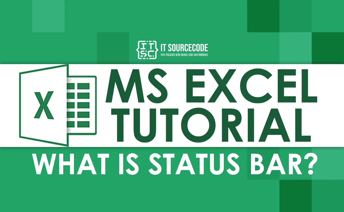 Status bar in Excel