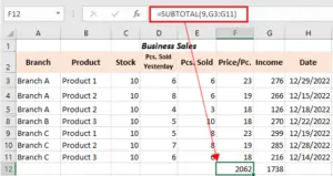 Graph With Subtotal Excel SUBTOTAL Function: Examples & Formula (2026)